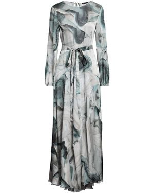 High Light Maxi Dress Polyester - Gray