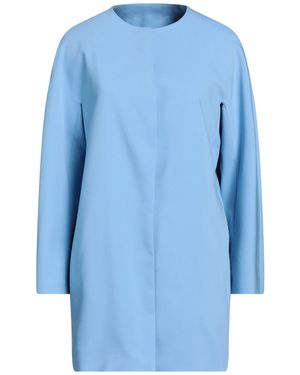 La Fille Des Fleurs Overcoat & Trench Coat - Blue