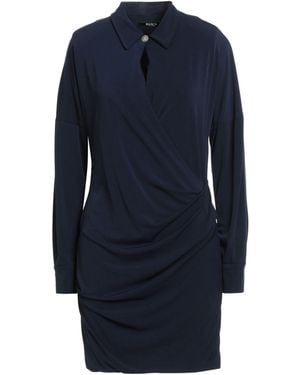 Siste's Midnight Mini Dress Polyester, Elastane - Blue