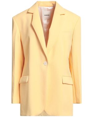 Sandro Blazer Polyester - Yellow