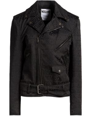 Moschino Jacket Polyester, Cotton - Black