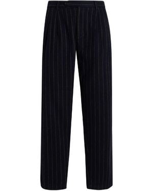 Massimo Alba Midnight Pants Wool - Blue