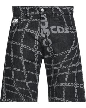 Gcds Denim Shorts - Gray