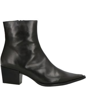 Ras Ankle Boots Leather - Black