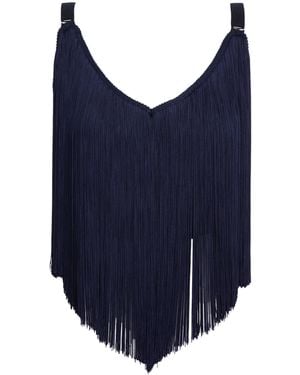 Nina Ricci Top Cupro, Elastane - Blue