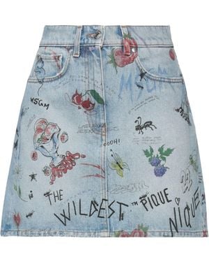 MSGM Denim Skirt - Blue