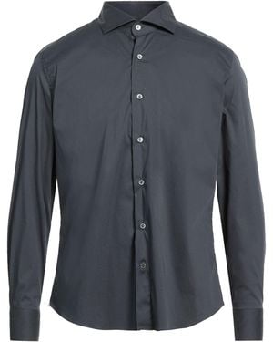 Giannetto Portofino Shirt Cotton, Polyester, Elastane - Blue