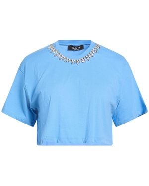 Giulia N Couture Sky T-Shirt Cotton - Blue