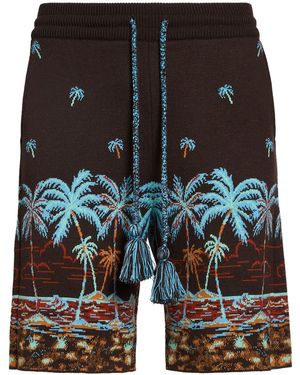 Alanui Shorts & Bermuda Shorts Virgin Wool - Black