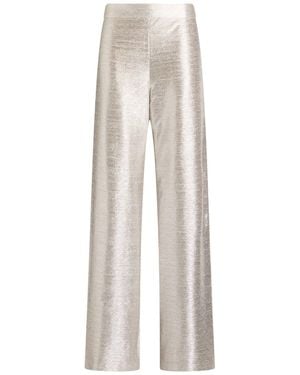 Fely Campo Pants Rayon, Polyester, Metal - White