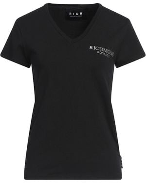 John Richmond T-Shirt Cotton, Elastane - Black