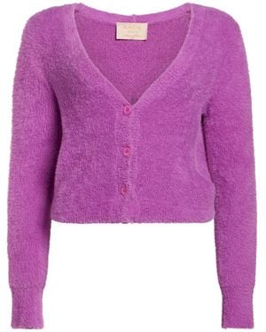 Kaos Cardigan Viscose, Polyester, Polyamide - Purple