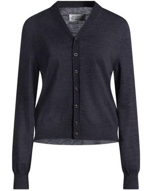 Maison Margiela Midnight Cardigan Wool - Blue