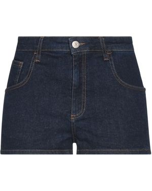 Au Jour Le Jour Denim Shorts - Blue