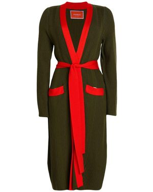 La DoubleJ Military Cardigan Wool, Viscose, Polyester - Red