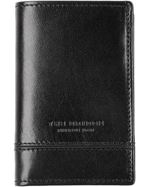The Bridge Wallet Leather - Black
