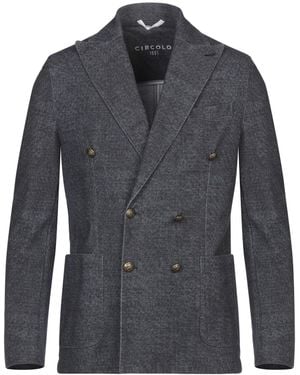 Circolo 1901 Blazer Cotton, Elastane - Blue