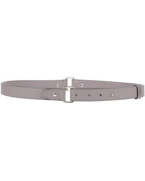Jil Sander Lilac Belt Leather - White