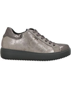 Igi&co Charcoal Sneakers Leather - Gray