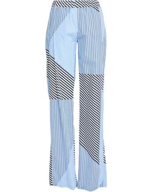 Manila Grace Sky Pants Cotton - Blue