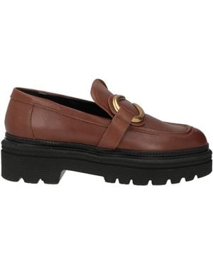 Lorenzo Mari Loafers Leather - Brown
