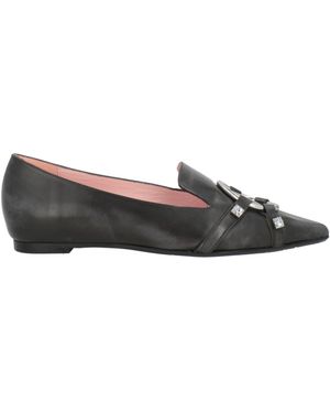 Ras Ballet Flats Leather - Grey