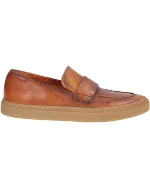 Alexander Hotto Tan Loafers Leather - Brown