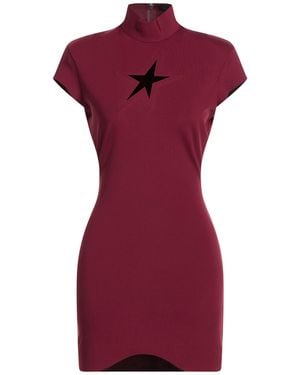 Mugler Vestito Corto - Rosso