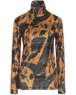 Stella Jean Top Polyester, Cotton, Polyamide - Black