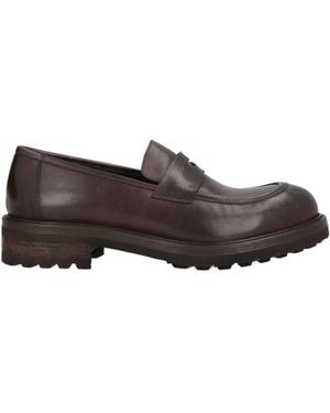 JEROLD WILTON Dark Loafers Leather - Brown