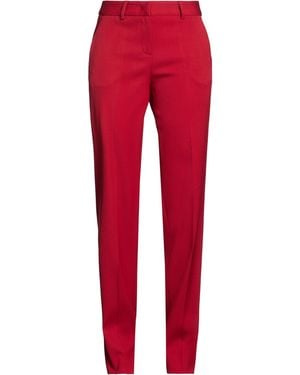Lardini Trousers Virgin Wool, Elastane - Red