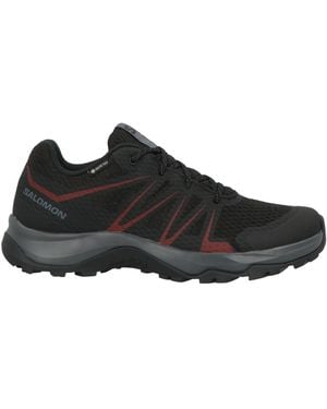 Salomon Warra Gtx Trainers Textile Fibres - Black