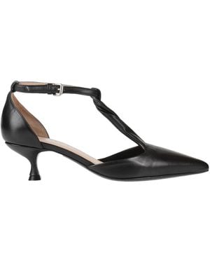 Strategia Court Shoes - Black