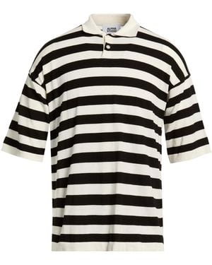 Alpha Studio Polo Shirt Cotton - Black