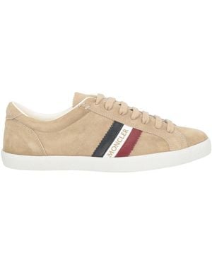 Moncler Sand Sneakers Leather - Natural