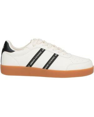 ARMANI EXCHANGE Sneakers Polyester, Polyurethane - White
