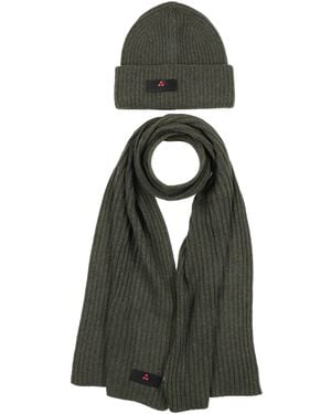 Peuterey Military Accessories Set Polyamide, Viscose, Wool, Cashmere - Black
