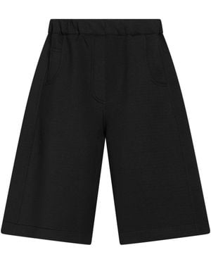 Tela Shorts & Bermuda Shorts Polyester, Viscose, Elastane - Black