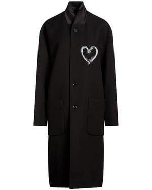 Moschino Coat Virgin Wool, Polyester, Polyamide - Black