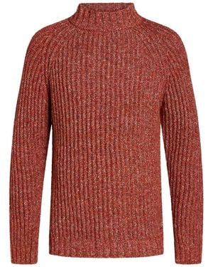 Irish Crone Turtleneck Virgin Wool, Polyamide, Polyester, Polyacrylic - Red