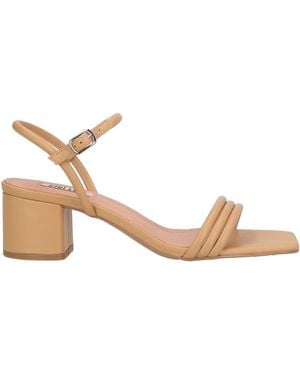 Bibi Lou Camel Sandals Leather - Natural