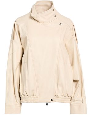 Imperial Cream Jacket Leather - Natural