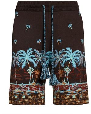 Alanui Shorts & Bermuda Shorts Virgin Wool - Black