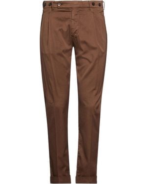 Berwich Pants Cotton, Silk, Elastane - Brown
