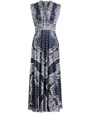 Sandro Maxi-Kleid - Blau
