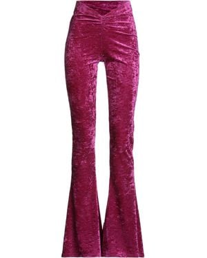 ANDAMANE Mauve Trousers Polyamide, Elastane - Red