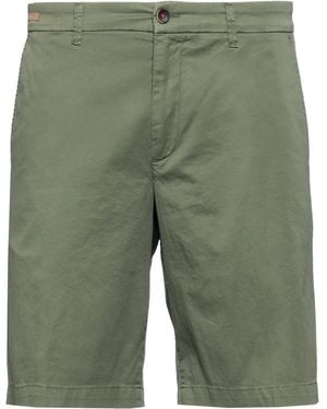 RE_HASH Shorts & Bermuda Shorts Cotton, Elastane - Green