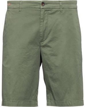 RE_HASH Shorts & Bermuda Shorts Cotton, Elastane - Green