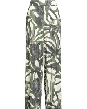 Diana Gallesi Military Pants Polyester, Elastane - Green
