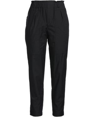 RUE DU BAC Trousers Cotton, Polyamide, Elastane - Black